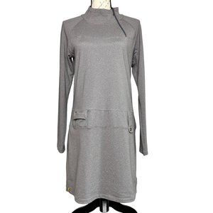 LOLË | Gray Evolt Athleisure Dress w/ UPF 50+ Sun Protection | Size M